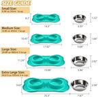 Hubulk Pet Dog Bowls 2 Stainless Steel Dog Bowl - Image 4