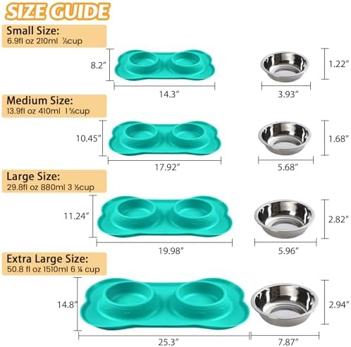 Hubulk Pet Dog Bowls 2 Stainless Steel Dog Bowl - Image 4