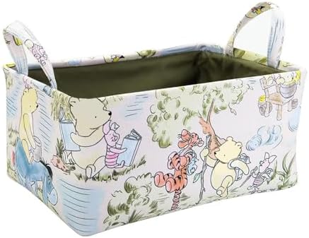 Winnie Storage Nursery Basket, Table Organizer, Pooh Nursery Decor, Baby Stuff by MeracMelli