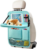 Car Backseat Organizer with Tray, Seat Back Table Holder with 6 Storage Pockets by EtreJeune