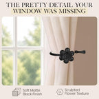 RTZEN Metal Curtain Tiebacks, Drapery Holders - Image 4