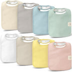 KeaBabies 8-Pack Organic Baby Bibs by KeaBabies