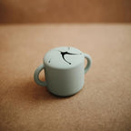 mushie Silicone Snack Cup | Spill Proof Food Container - Image 3