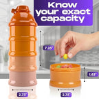 Mommy's Helper Pak N' Stak Baby Formula Dispenser, 4 Compartments - Image 6