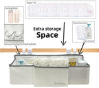 Hanging Baby Diaper Caddy, 3-in-1 Diaper Caddy Organizer Holder - Image 3