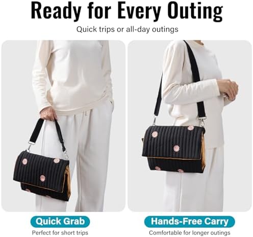 GOBABYMART Small Diaper Bag Tote, Maternity Baby Bag - Image 2