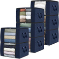 Fab totes 8 Pack Storage Bags for Clothes Blanket Storage Bins by Fabtotes