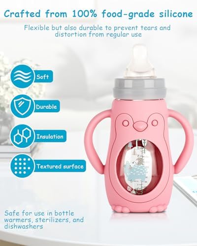 3 Pack Silicone Sleeves for MAM Baby Bottles - Image 2