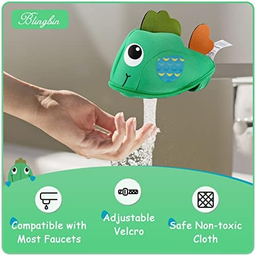 Bath Spout Cover for Bathtub, Cute Soft Cartoon Baby Shower Protector Cover - Image 2