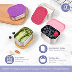 Tanjiae 4Pack Small 8oz Stainless Steel Snack Containers - Image 5