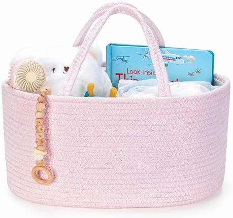 Diaper Caddy Organizer, Gift Basket by KODOMOORE