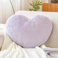 XVTRU Lavender Heart Pillows, Cute Heart Decorative Pillow, Heart Shaped Throw by XVTRU