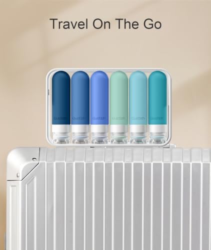 Quatish Travel Bottles for Toiletries 6 Pack, Original Patented Leakproof 3 oz - Image 3