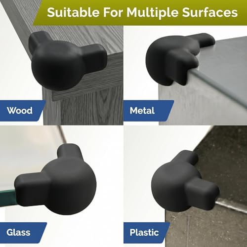 Silicone Corner Protectors for Baby Proofing – Soft Adhesive Corner Guards for - Image 5