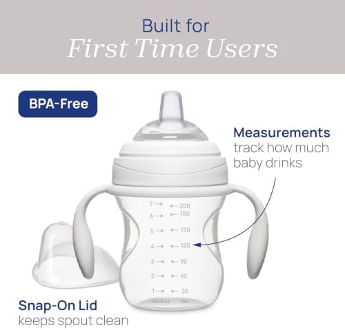 Chicco Transition Training Sippy Cup, Soft Silicone Spout - Image 3