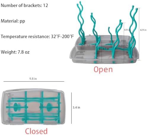 Collapsible Baby Bottle Drying Rack, Bottle Dryer Holder - Image 3