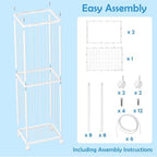 Stuffed Animal Storage Zoo Metal Toy Organizer 61x17x12.6in - Image 6