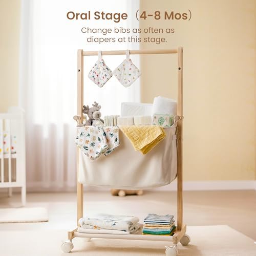 Woodtoe Baby Diaper Caddy Cart - Image 5