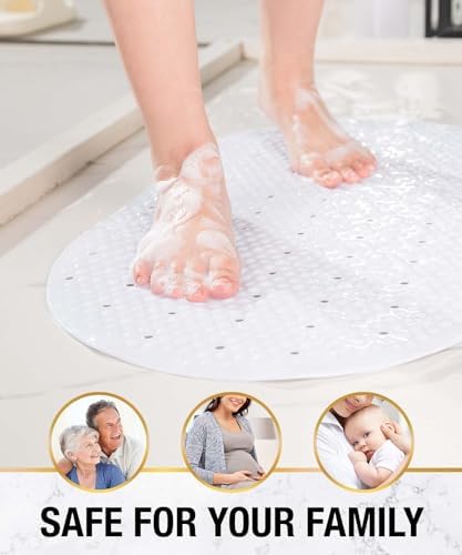 HITSLAM Non Slip Bathtub Mat, 27x15 Inch Bath Mat - Image 6