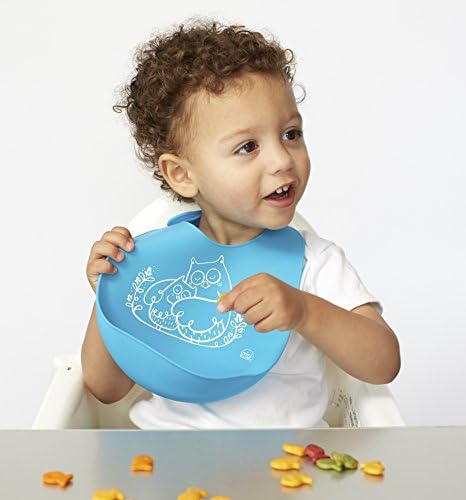 modern-twist Bucket-Bib 100% Food-Grade Silicone, Waterproof and Reusable - Image 3