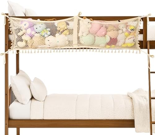 Ofiray-home Stuffed Animal Hammock, Bedside Stuffed Animal Storage Net by Ofiray-home