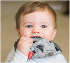 Nuby Baby Bibs - 3 Pc Muslin Bibs - Reversible 100% Natural Cotton Teething - Image 5