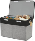 Large Toy Storage Box with Lid, Collapsible Toys Storage Organizer Bins with by Roobyl