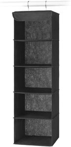 Whitmor 5 Tier Shelf Hanging Closet Organizer, Hanging Shelves - Image 3