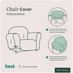 Roundy Chair Slipcover for Kids Chairs – Soft Minky Polyester Replacement Cover - Image 4