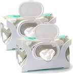 Gadjit Baby Wet Wipe Wall Mounted Dispenser 2 Pk-White by GADJIT