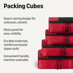 Amazon Essentials 4-Piece Space-Saving Packing Cubes Travel Accessories Set - Image 2