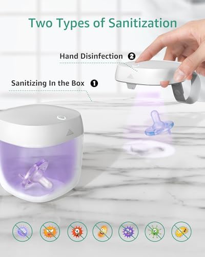 GROWNSY Pacifier Sanitizer Case Portable on The Go - Image 5