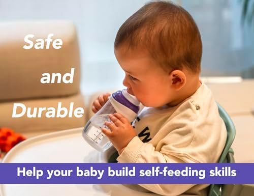 CHUBBIEE Baby Bottle Handles for Lansinoh 5oz & 8oz Bottles, Ergonomic Non-Slip - Image 4