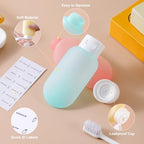 Anntrue Travel Bottles for Toiletries 4 Pack, TSA Approved 2 oz Travel Size - Image 3