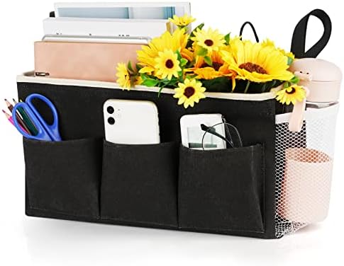 Bedside Caddy, Bedside Storage Bag Hanging Organizer by Loghot