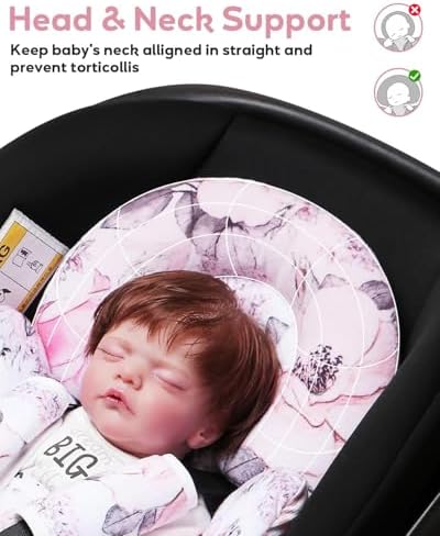 BOMOLOUR Infant Car Seat Insert - Image 3
