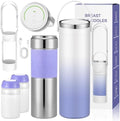 18 oz Portable Breast Milk Cooler, 24H Cooling Breastmilk Chiller by CapyBud