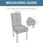 Genina Waterproof Dining Chair Covers Set of 4 Parsons Chair Slipcovers - Image 3