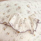 BuLuTu Vintage Floral Muslin Cotton Toddler Pillowcase - Image 4