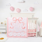 Crib Bedding Set for Baby Girls and Boys, 4 Piece Infant Nursery Bedding Sets by DAYEEBALL