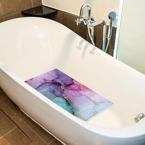 Bathtub Mat Non Slip 26.8x15.1 Inch, Machine Washable Shower Mats - Image 5