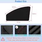 ZATOOTO Car Window Shades for Front Side Window Sun Shade for Privacy - Image 2