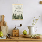TLESKE Woodland Baby Nursery Decor Poster Hanger Frame, Forest Mountain Hanging - Image 6