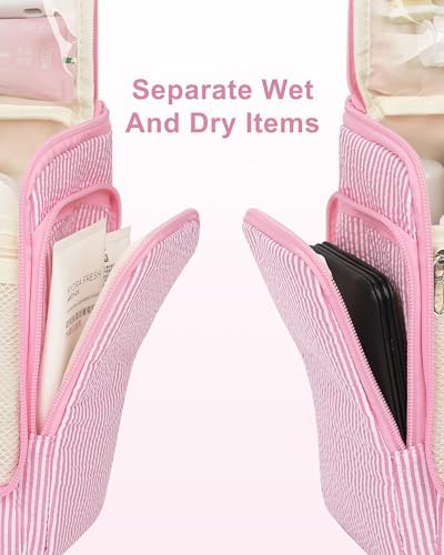 Relavel Travel Hanging Toiletry Bag, Makeup Bag - Image 3