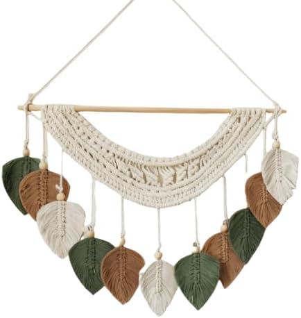 MSFENG Macrame Wall Hanging Tapestry Boho Wall Decor Wall Art Decorations by MSFENG