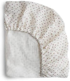 mushie Extra Soft Muslin Fitted Crib Sheet | 192 Thread Count | 28"x 52" by mushie