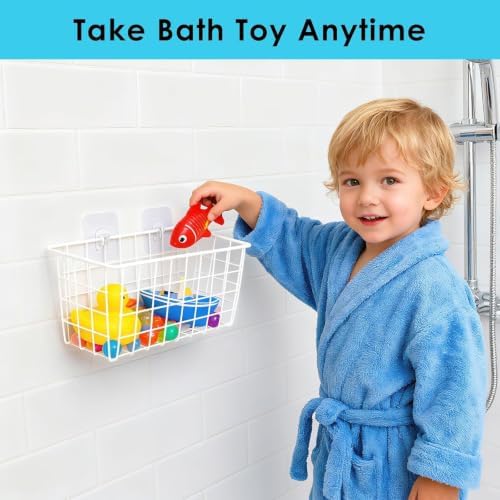 Hanging Bath Toy Storage Basket - Image 2