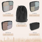 Shacke 5 Set Packing Cubes for Travel - Image 4
