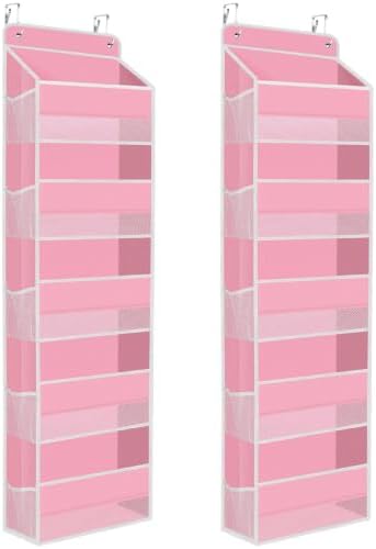 2 Pcs Over The Door Organizer Large Capacity Hanging Storage Room Organizer by SpaceHacks