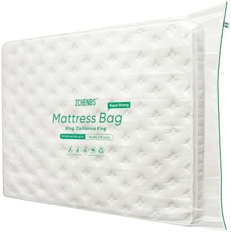 ZCHENBS® - King Mattress Bags for Moving, Waterproof Storage Bag by ZCHENBS